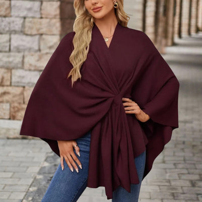 Silei | Elegant Poncho Sweater
