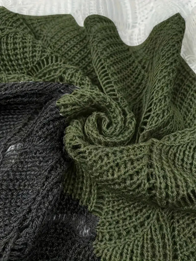 Elise - Elegant V-Neck Knitted Sweater