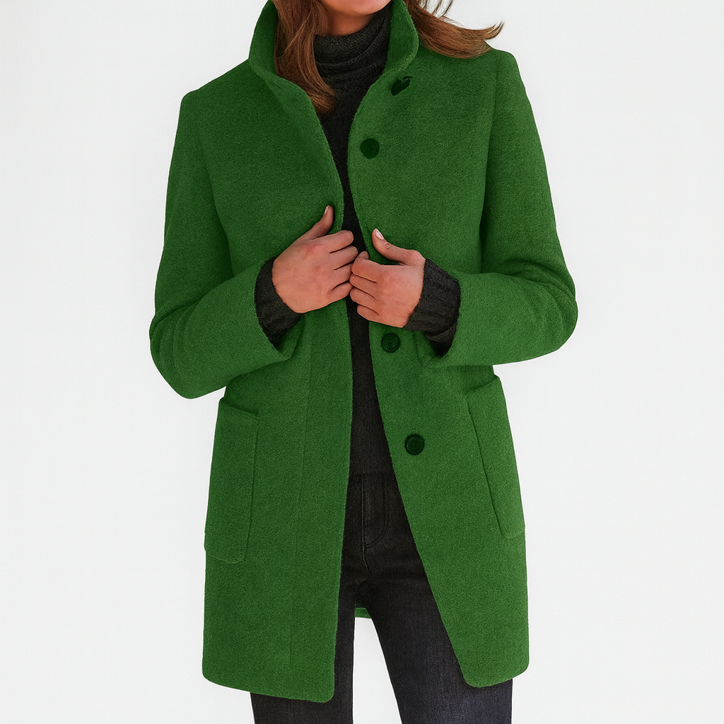 Harper | Ladies Coat with High Collar
