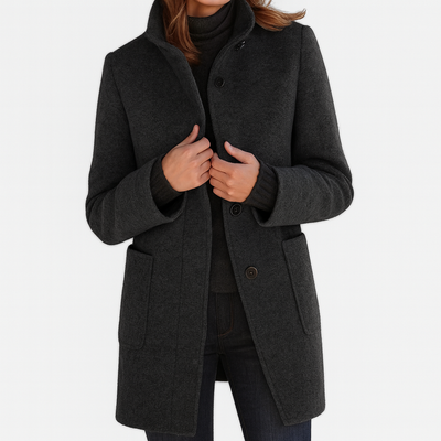 Harper | Ladies Coat with High Collar