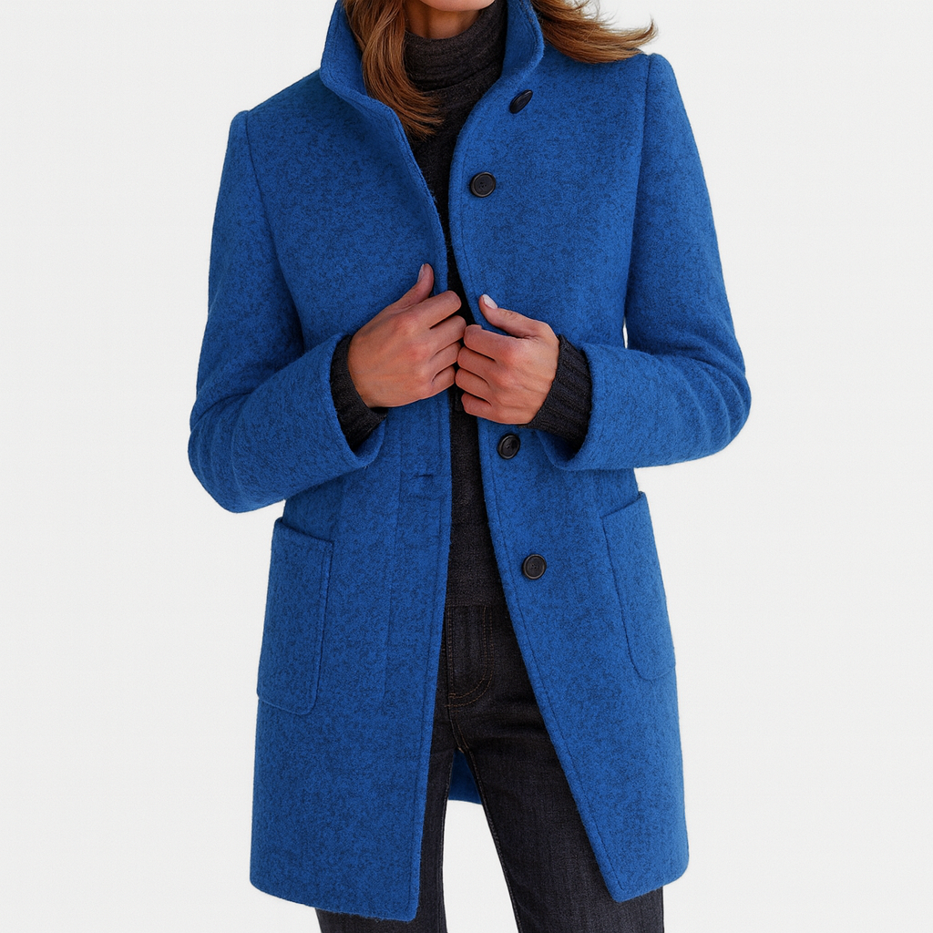 Harper | Ladies Coat with High Collar