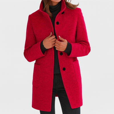 Harper | Ladies Coat with High Collar