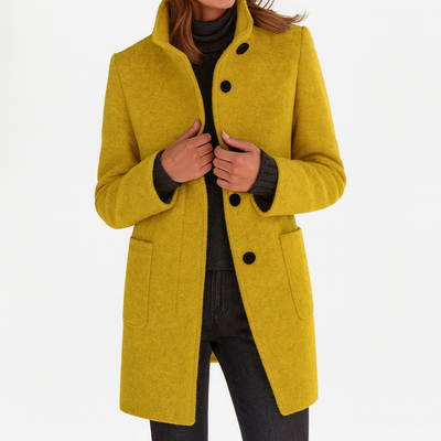 Harper | Ladies Coat with High Collar