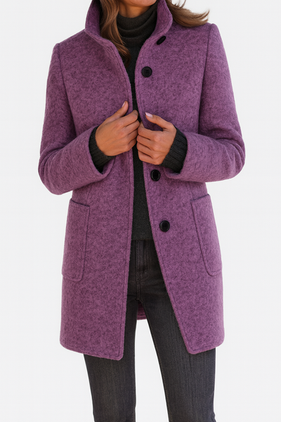 Harper | Ladies Coat with High Collar