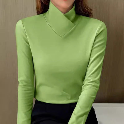 Isabelle | Sculpted Soft-Touch Turtleneck