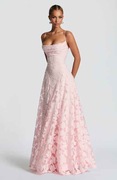 Phoebe | Long Dress with Lace Corset